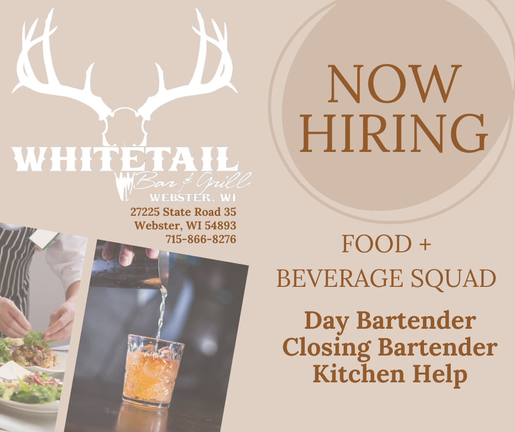 Employment Whitetail Wilderness Bar, Grill & RV Resort